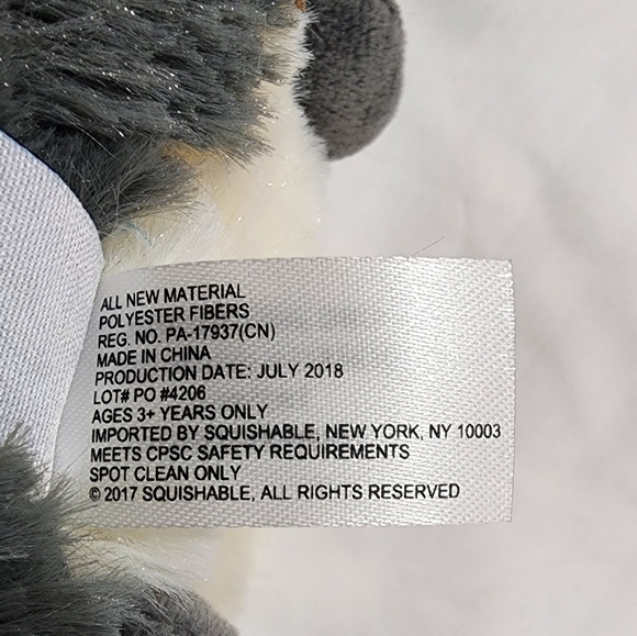 RETIRED 2018 Mini SQUISHABLE Netherland Dwarf Bunny NWT - Picture 8 of 13